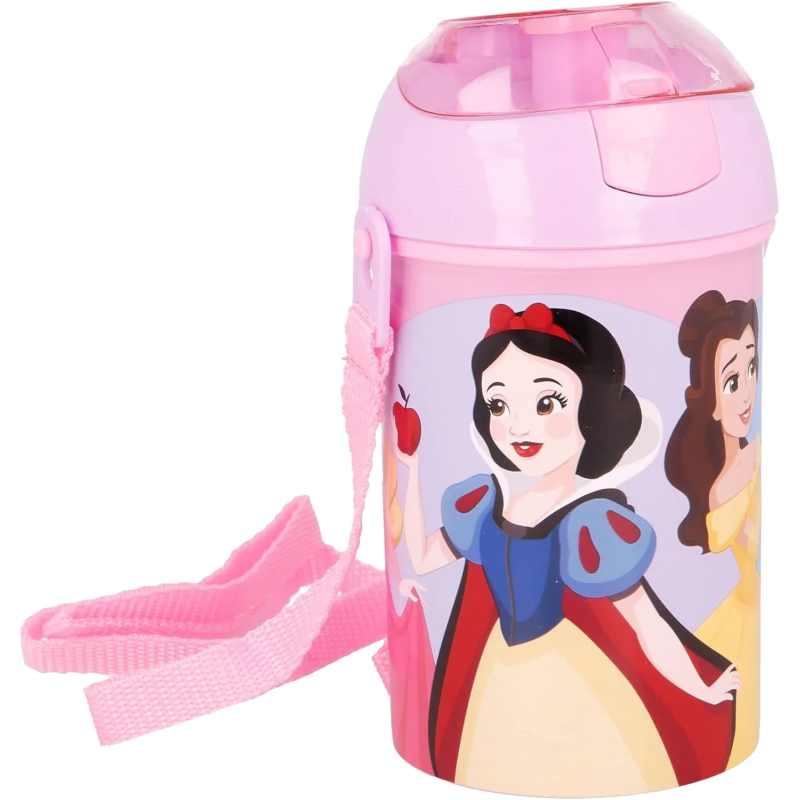 BORRACCIA CON TAPPO A PULSANTE PRINCIPESSE 450ML - 51269