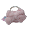 Borsetta Fiocco in morbido peluches - colore rosa