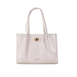 Borsa Pierre Cardin stampa cocco - colore bianco