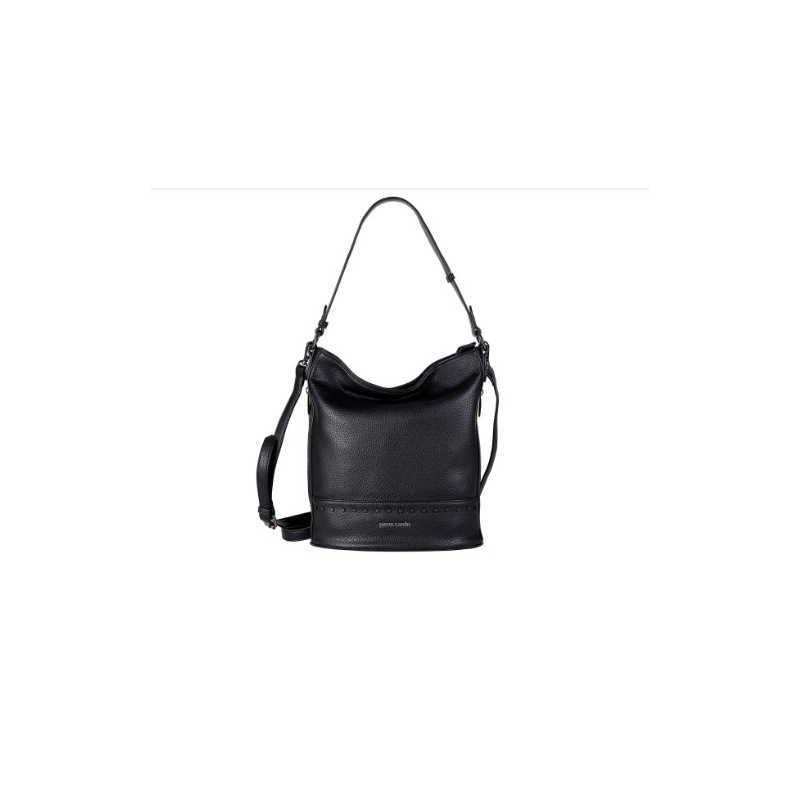 Borsa Pierre Cardin con borchiette - colore nero